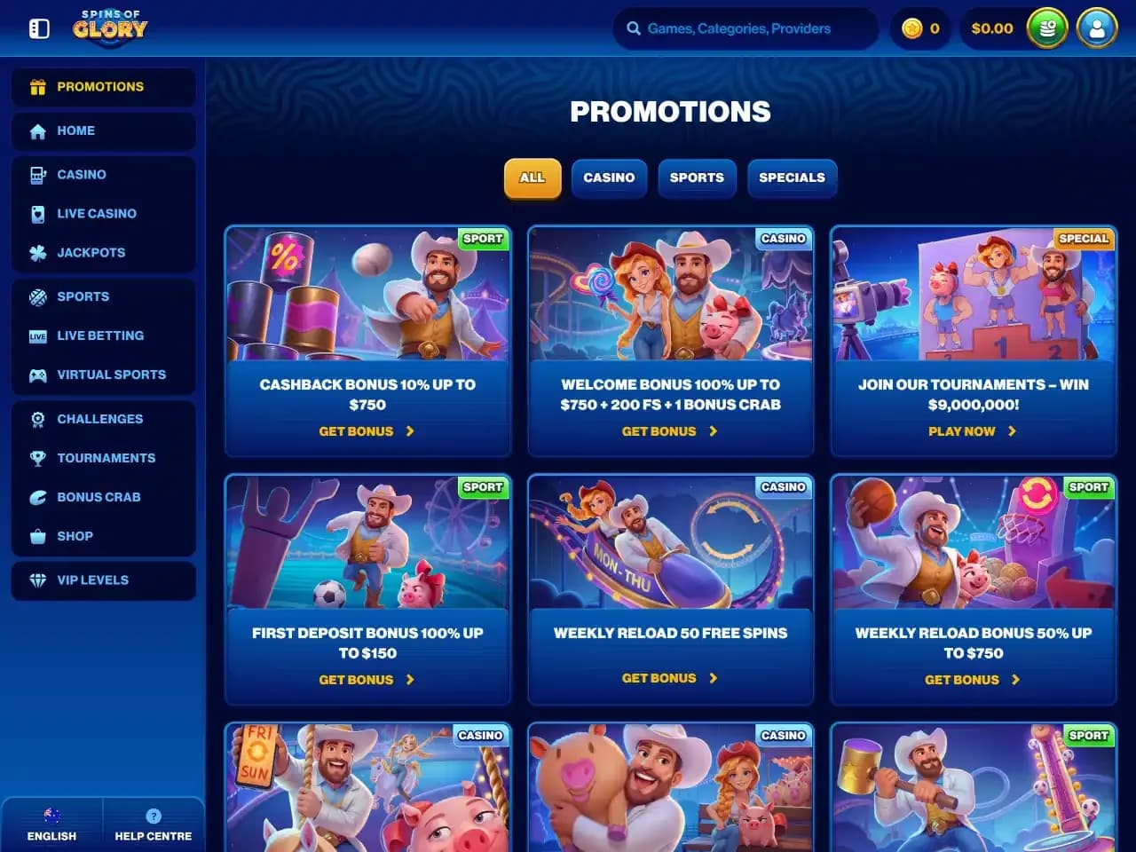 Promotions and Bonuses